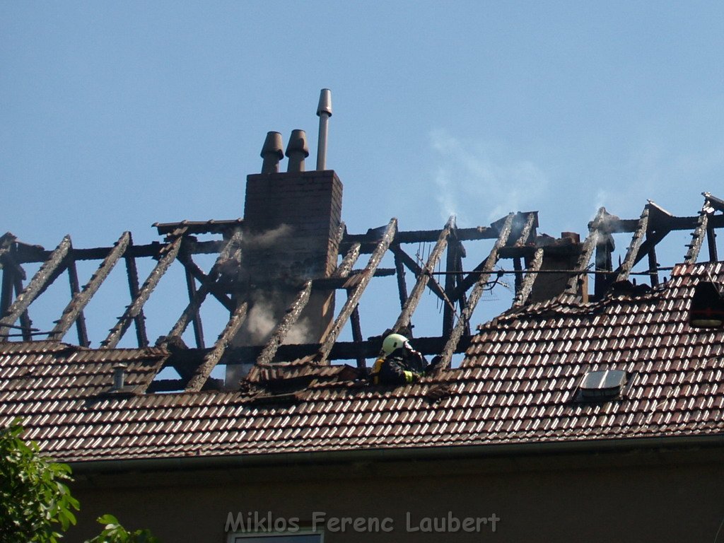 Dachstuhlbrand Koeln Kalk Kalker Hauptstr   P179.JPG